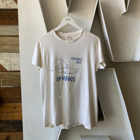 60's Sharks Tee - Large