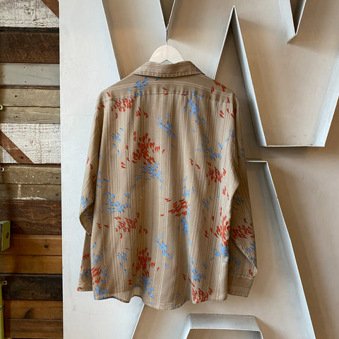 70's K-Mart Patterned Button up - Large
