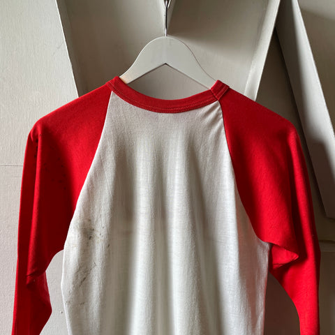 80’s “Hey, Cowboy!” Raglan Tee - XS