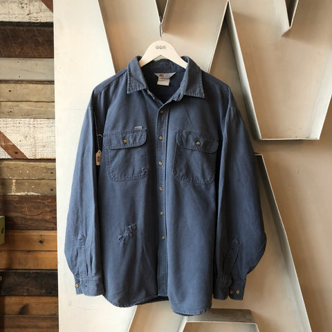80's Carhartt Chamois Shirt - Large