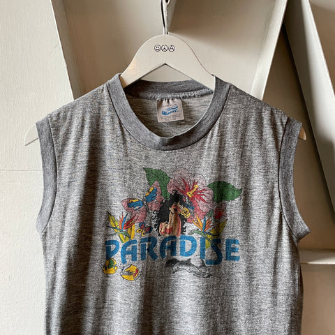 80’s Sleeveless Paradise Tee - Medium