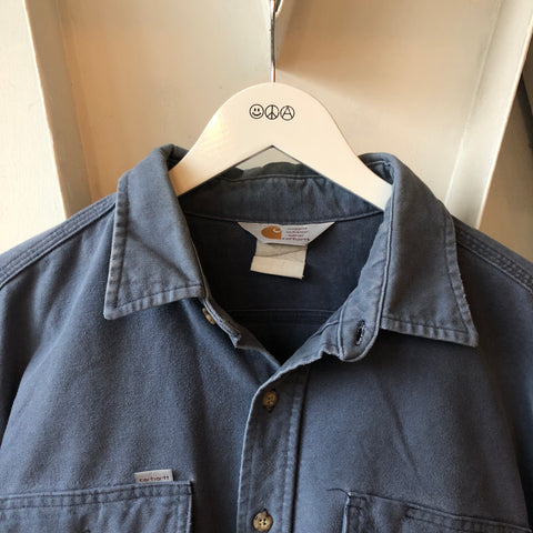 80's Carhartt Chamois Shirt - Large