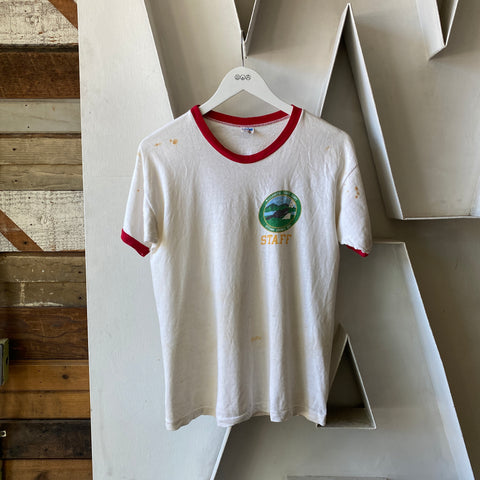 70's Scout Camp Ringer - Large