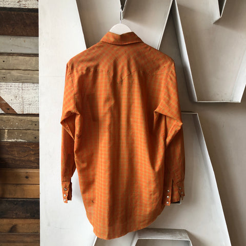 70's Western Shirt - Medium