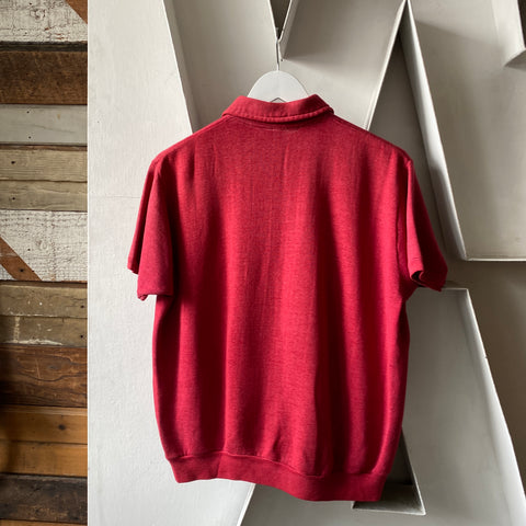 60's Red 1/4 Zip - Large