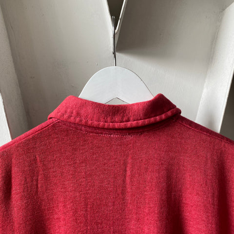 60's Red 1/4 Zip - Large
