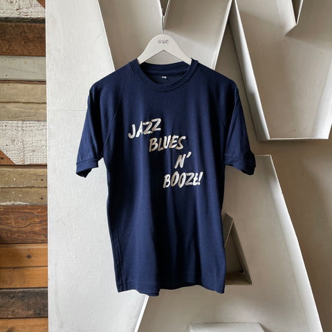 70’s Jazz Blues N’ Booze Tee - Small