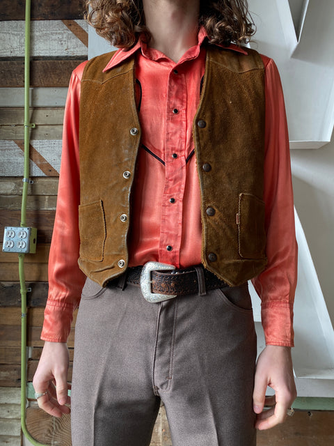50's Short Horn Levi's Vest - Small