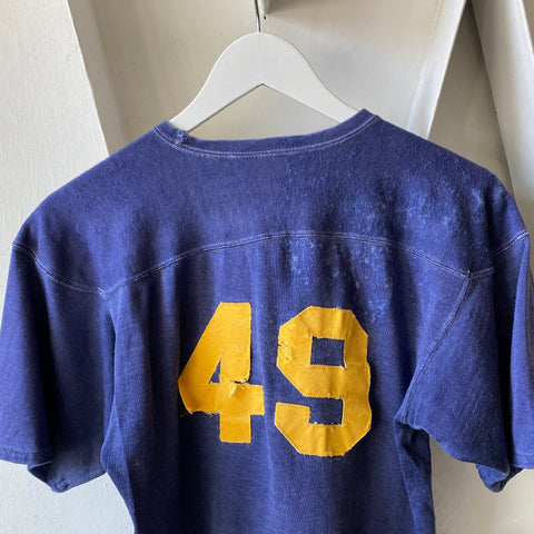 50's Russell Southern Football Tee - Medium