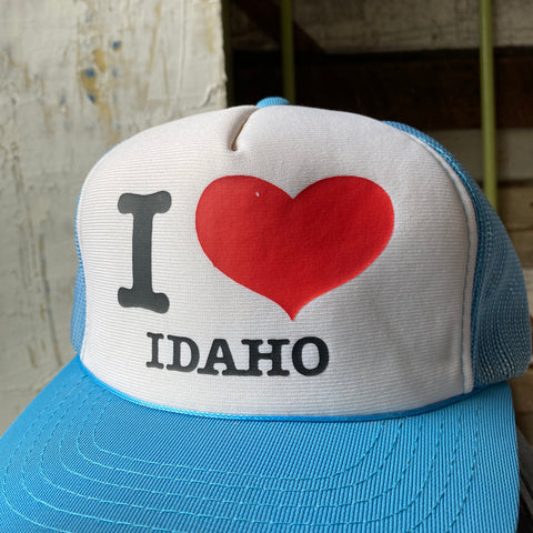 80's I ❤️ Idaho Trucker - OS