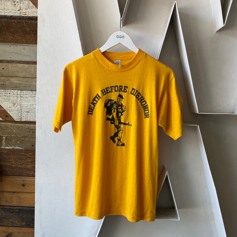 80's Death Before Dishonor Tee - Large