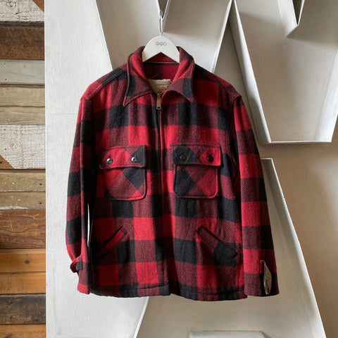 60’s Pointer Wool Plaid Hunting Jacket - Medium