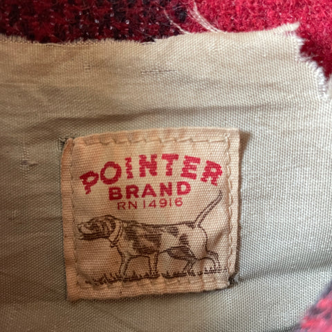 60’s Pointer Wool Plaid Hunting Jacket - Medium