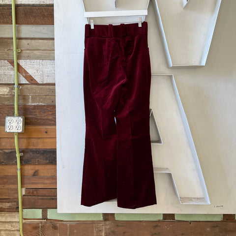 70’s Velvet Flares - 28” x 29.5”