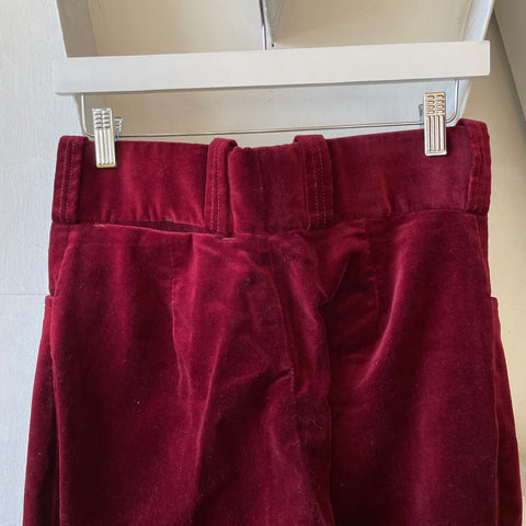 70’s Velvet Flares - 28” x 29.5”