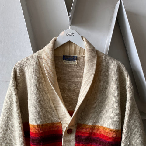 70's Pendleton Shawl Collar - Medium