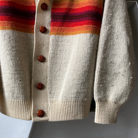 70's Pendleton Shawl Collar - Medium