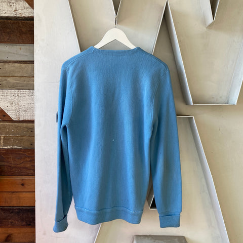70's Blue cardigan - Large