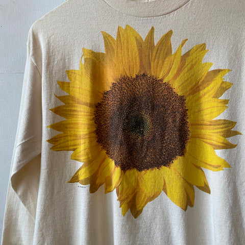 90’s Sunflower Longsleeve Tee - Medium