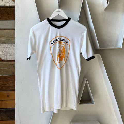 90’s Euro Lamborghini Ringer Tee - Small