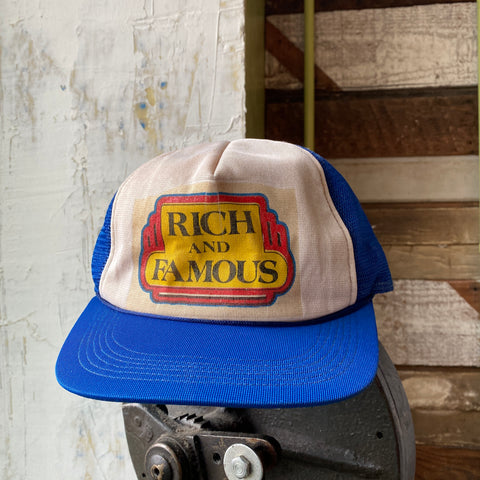 80's Rich & Famous Trucker Hat - OS