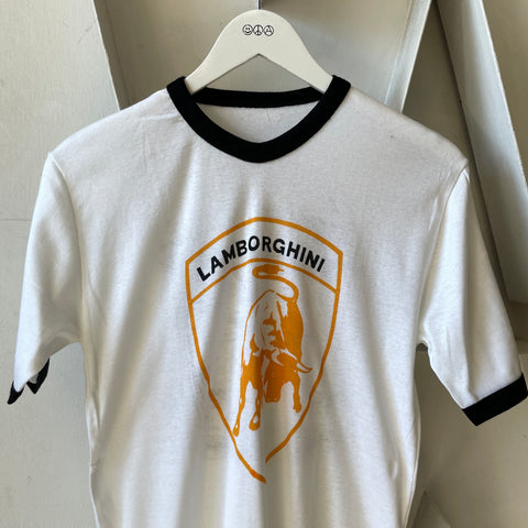 90’s Euro Lamborghini Ringer Tee - Small