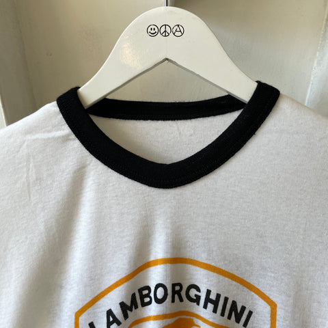 90’s Euro Lamborghini Ringer Tee - Small