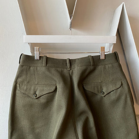 50’s Gabardine Trousers - 31” x 31”