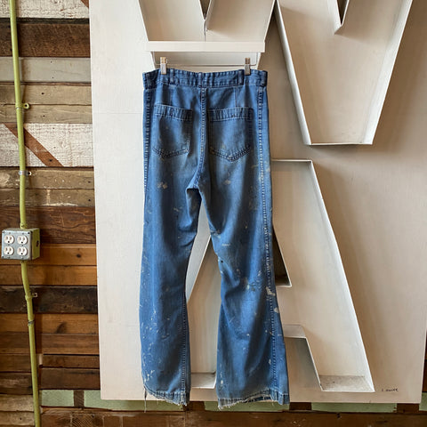 70’s Painted Sailor Flares - 30” x 31”
