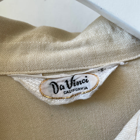 60’s Da Vinci Loop Collar Shirt - Small