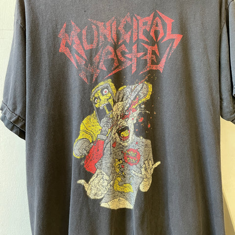 Y2K Municipal Waste Smoke Beer Tee - Large