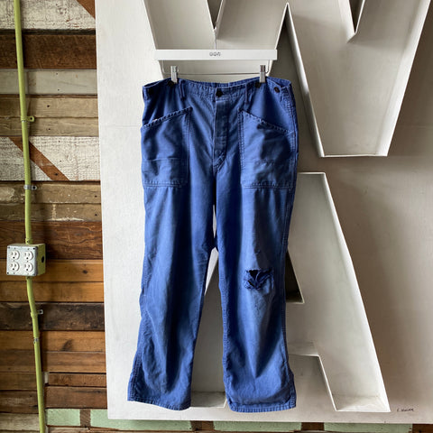 60's French Work Pants - 39” x 28.5”