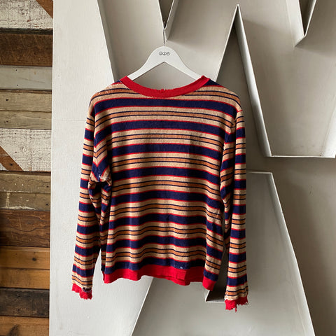 70’s Striped Sweat - Large
