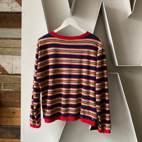 70’s Striped Sweat - Large