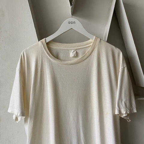 80's Paper Thin White Blank - XL