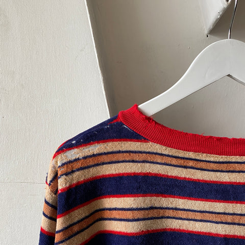 70’s Striped Sweat - Large