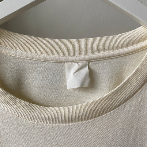 80's Paper Thin White Blank - XL