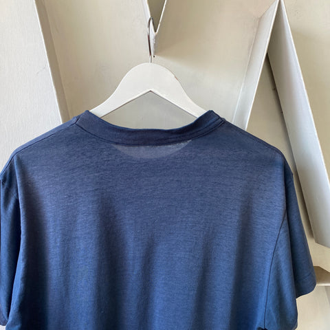 80's Blue Blank - Large