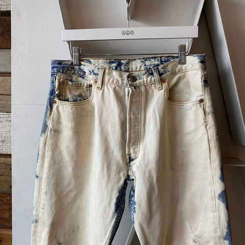 90's Bleached Levi’s 501 - 33” x 30”