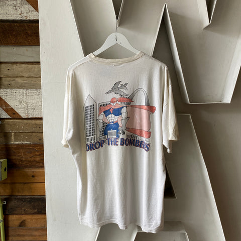 90's Rebels vs Bombers Thrasher - XXL