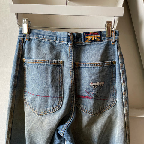 70’s Faded Brittania Koala Jeans - 25” x 30”