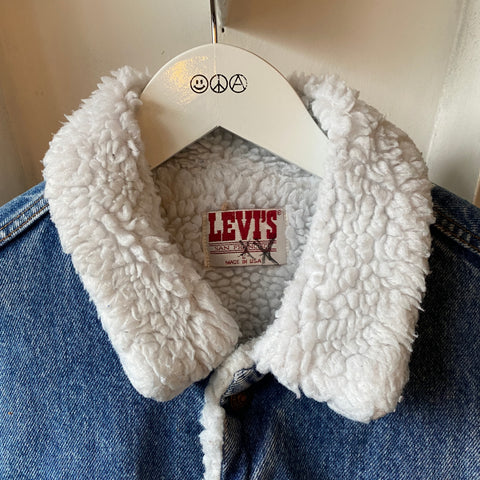 80’s Levi’s Sherpa Denim Jacket - Large