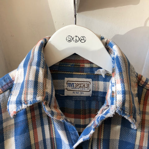 80’s Thrashed Cotton Flannel - Medium