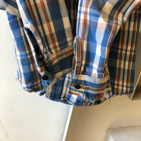 80’s Thrashed Cotton Flannel - Medium
