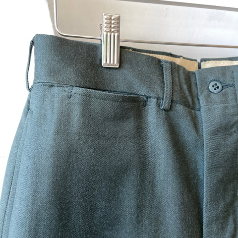 50’s Moth Loved Military Wool Trousers - 28” x 29”