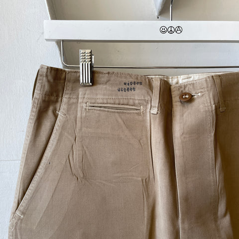 40’s Starched Officer Chinos - 30" x 33"