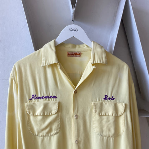 60's Kinsmen Rayon Loop Collar - Medium