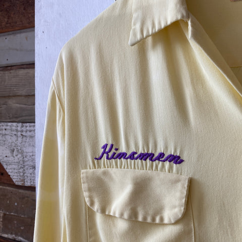 60's Kinsmen Rayon Loop Collar - Medium