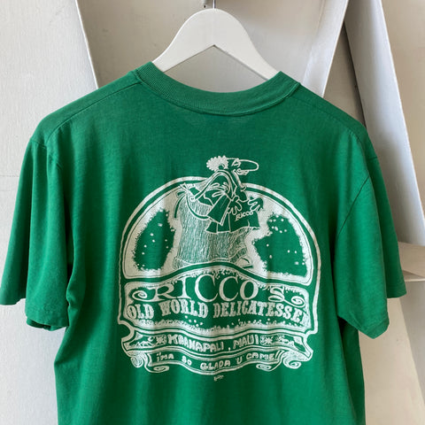 70's Ricco’s Deli Pocket Tee - Large