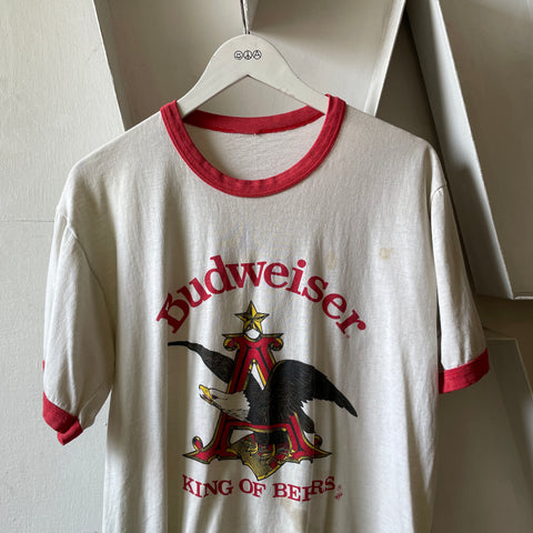 70’s Budweiser Ringer Tee - Large